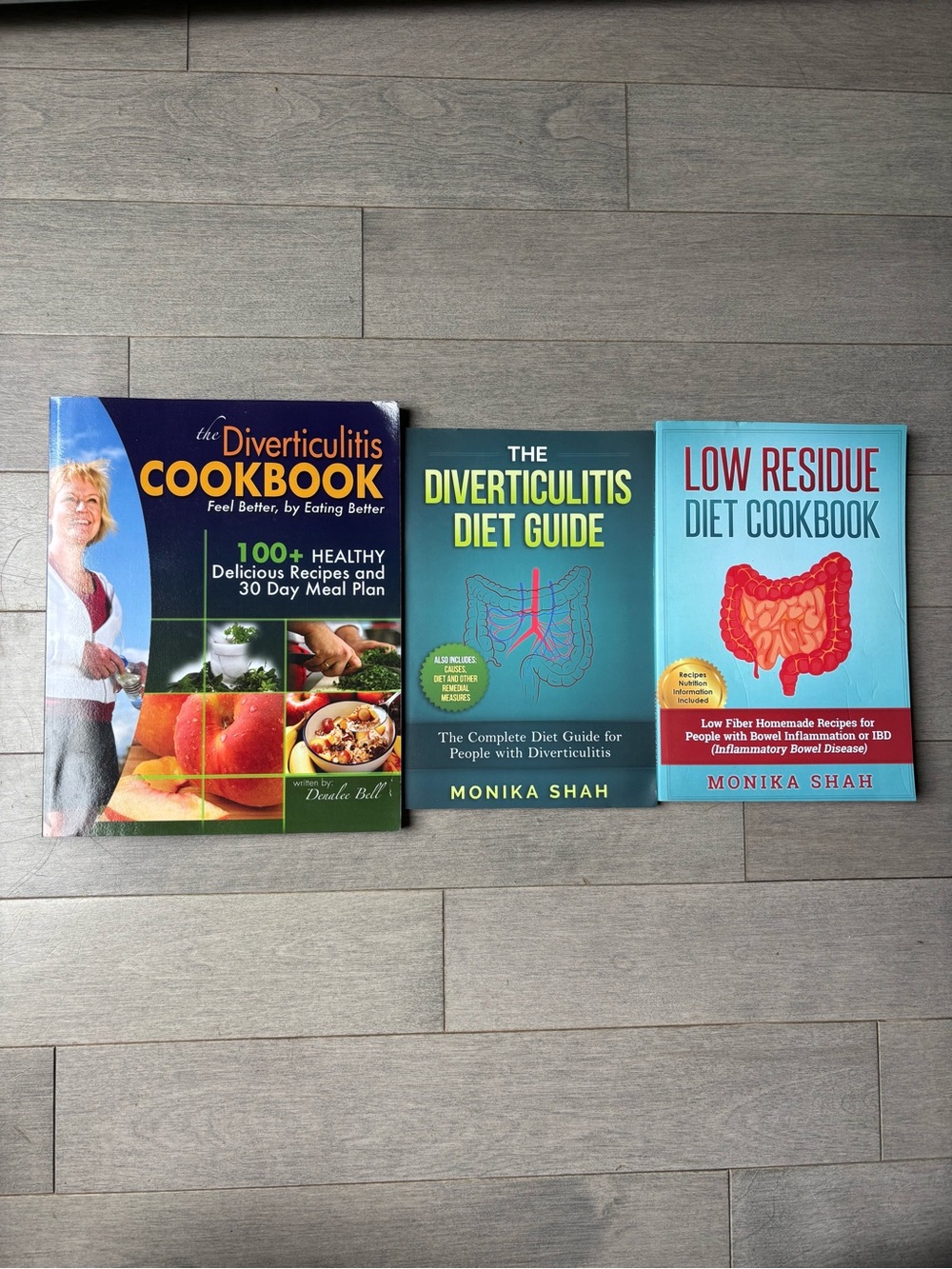 Lot Of 3 Diverticulitis Healthy Paper Back Diet Recipe Cookbook Meal Prep Food